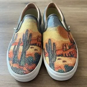 Vans | Shoes | Vans Classic Slip On Cactus Tapestry Shoes  display picture 3